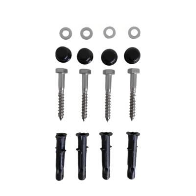 Kit de fixation platine pour muret - Gedimat - ALUCLOS