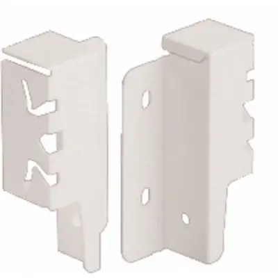 Set raccord HETTICH ArciTech pour paroi arrière blanc - 94 mm - 9149279 - HETTICH FRANCE