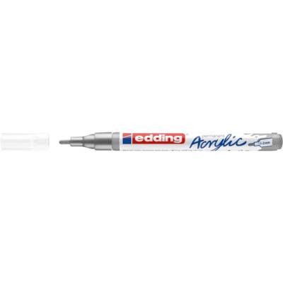 Marqueur Acrylique 5300 Argent Pointe Fine 1-2 mm - EDDING