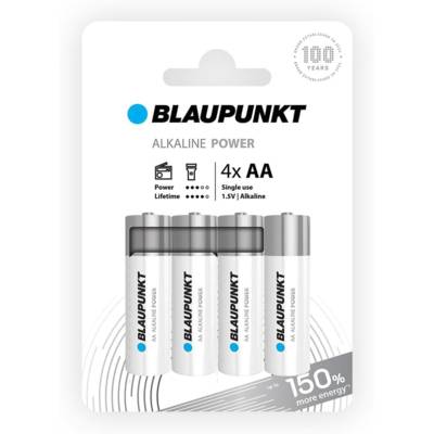 Piles AA alcalines, paquet de 4 - BLAUPUNKT