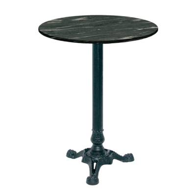 Mange-debout pied noir Ø60cm calypso - intérieur - RestooTab