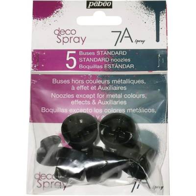 Sachet 5 Buses Basiques pour Spray Decospray/7A - PÉBÉO
