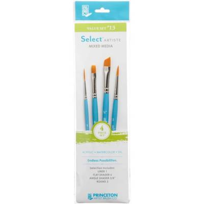 Pinceau SELECT ARTISTE syn set value 13- 4 pinceaux