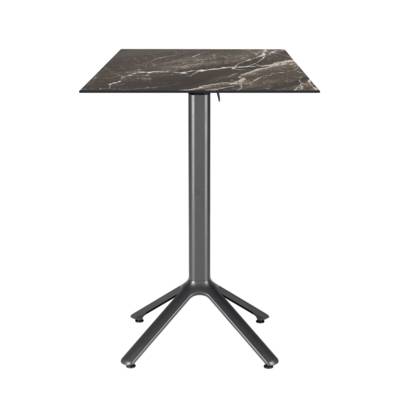 Mange-debout rabattable 60x60cm marbre royal - terrasse - RestooTab