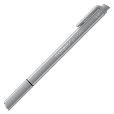 Stylo-feutre pointMax, pointe 0,8mm - Gris clair - STABILO