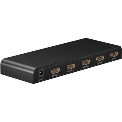 Répartiteur HDMI 1 vers 4 (4K @ 30 Hz) divise 1x Entrée HDMI™ en 4x sorties HDMI™ - GOOBAY
