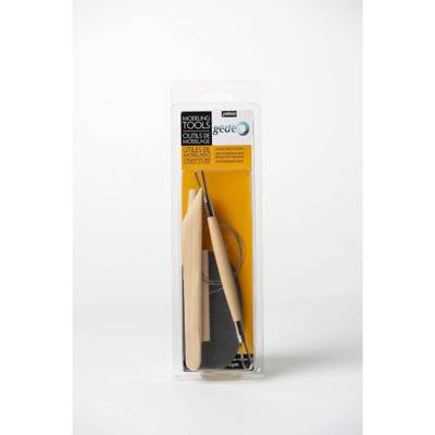 Kit de 4 outils de modelage pour poterie - PÉBÉO