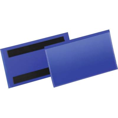 Lot de 50 pochettes logistiques magnétiques 150x67 mm Bleu - DURABLE