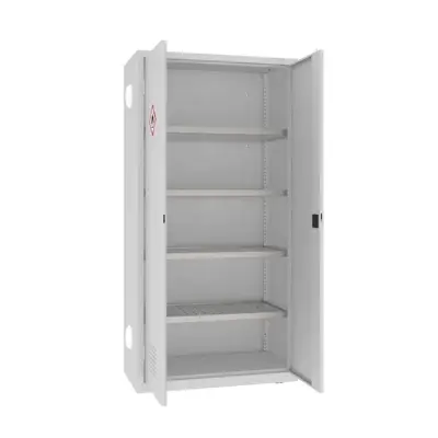 Armoire de sûreté haute pour produits toxiques et phytosanitaires - 4 bacs de rétention - AKAZE PRODUCTION - CARMPB198X100PHYTO