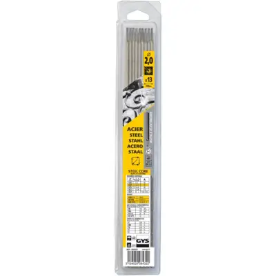 13 Électrodes rutiles E6013 Ø 2,0 - brochable - GYS - 084322