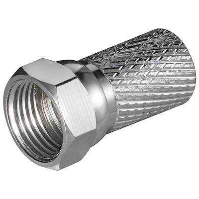 Connecteur Twist-On Antenne Type F Mâle 7 mm copper-nickel - GOOBAY