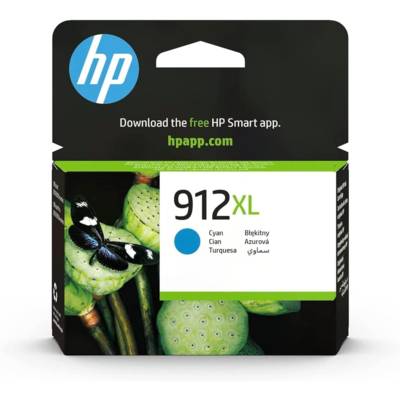 Cartouche Jet d'encre original N°912XL 3YL81AE 9ml grande capacité Cyan - HP