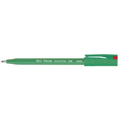 Stylo roller encre Ball R56 Pointe Fine Rouge - PENTEL