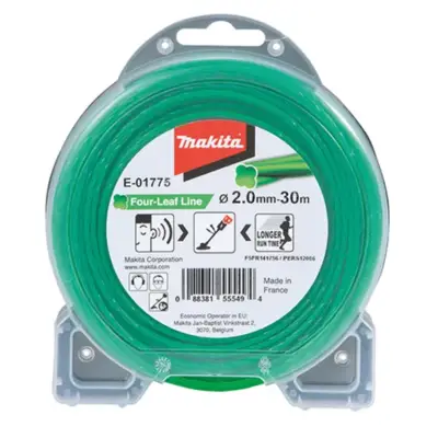 Fil nylon Trèfle torsadé MAKITA 2 mm x 30 m - E-01775