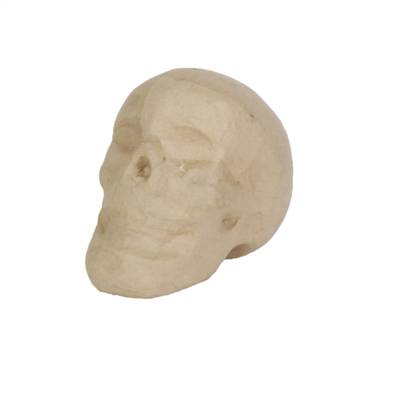 Crâne 12cm - Kraft Papier Mâché à Décorer - DÉCOPATCH