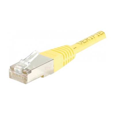 Cordon patch RJ45 F/UTP CAT6 jaune 7m - DEXLAN