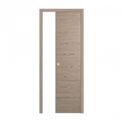 Porte coulissante alvéolaire COME décor chêne noisette - 204 x 73 cm - Gedimat - SIFISA