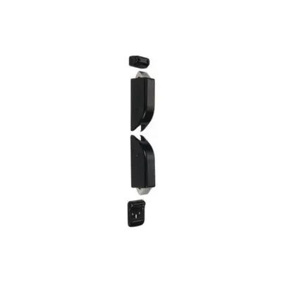 Jeu de pênes + vis + gâches haut et bas ISEO - Non coupe-feu - Noir - 9410201505 - CAVERS ISEO