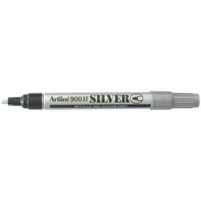 Marqueur "900 XF" "Encre métallique" permanent indélébile pointe 2,3 mm argenté - ARTLINE