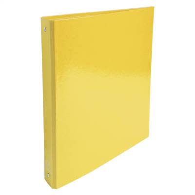 Classeur A4 4 anneaux 30mm Iderama - Jaune - EXACOMPTA