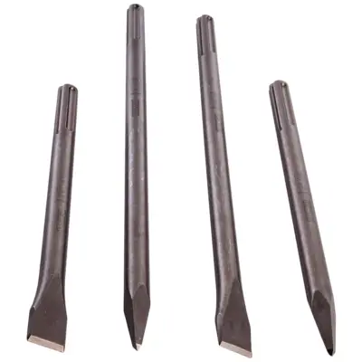 Ensemble de 4 burins pointus et plats - DEWALT - SDSMAXSET-QZ