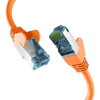 Câble réseau CAT. 7 jusqu'à 10 Gbit ORANGE 3m - EFB