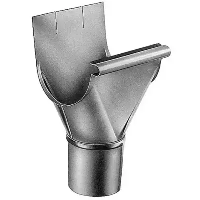 Naissance agrafable Zinc naturel - Ø100m Ht190 mm - VM BUILDING SOLUTIONS