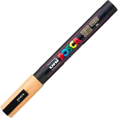 Marqueur pointe conique fine pc3m 0,9 - 1,3mm rose saumon - POSCA