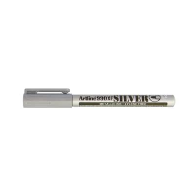 Marqueur "990 XF" "Encre métallique" permanent indélébile pointe 1,2 mm argenté - ARTLINE