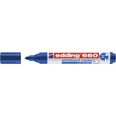 Marqueur pour Tableaux Blancs 660 Bleu Pointe Ronde 1,5-3 mm - EDDING