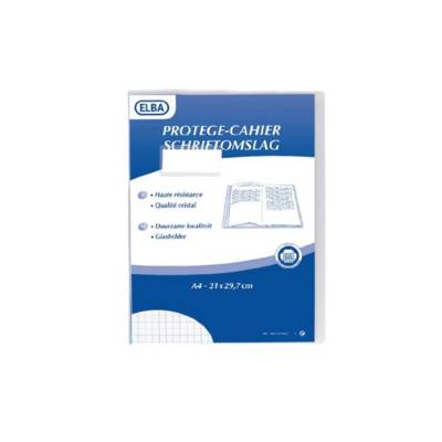 Protège-cahier Luxe PVC 200 Mic A4 Lisse Incolore Transparent - OXFORD