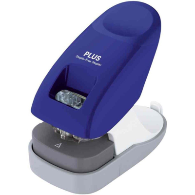 Agrafeuse sans agrafes DESK SL-112A Jusqu'à 10 feuilles bleu - PLUS JAPAN
