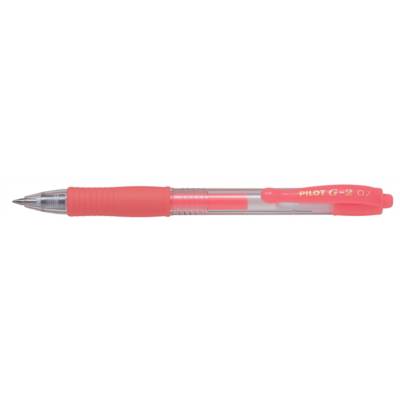 Stylo Roller Encre gel G2-07 Pointe Moyenne Néon Rouge - PILOT