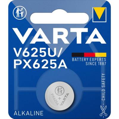 Pile bouton alcaline "Electronics" V625U (LR9) 1,5 Volt - VARTA