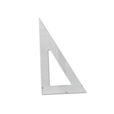Equerre Plexiglas antitache 3mm non graduée 60° n° 2560 A ( 25cm ) - MINERVA