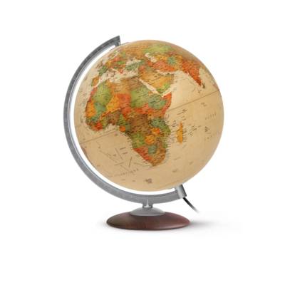 Globe terrestre lumineux 30 cm "Médium" Antique - WONDAY