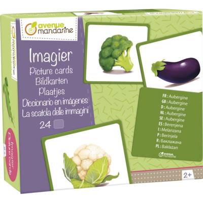 Imagier, Légumes - Multicolore - AVENUE MANDARINE