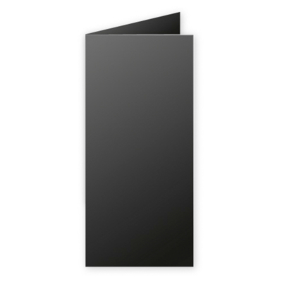 Pqt de 25 Cartes 210g pliée 106x213 noir - Clairefontaine