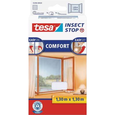 Moustiquaire Insect Stop COMFORT pour Fenêtre 1,30 m x 1,30 m Blanc - TESA