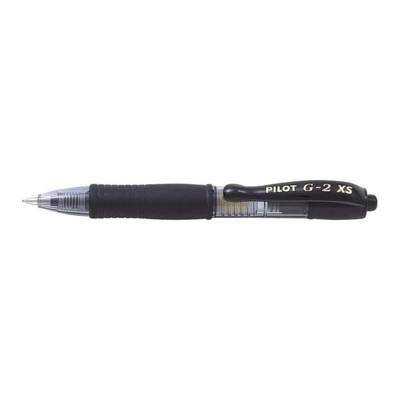 Mini Stylo roller Encre gel G2 XS7 PIXIE Tracé 0,4 mm (Bille 0,7mm) Noir - Pilot