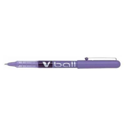 Stylo roller V Ball VB5 Encre liquide Pointe métal Fine Violet - PILOT