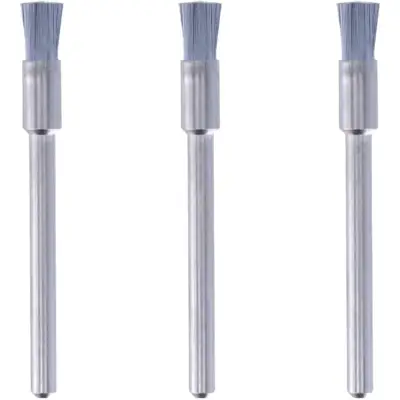 Brosse en acier 443-3 - Ø 3,2 mm - 3 pièces - DREMEL - 26150443JA
