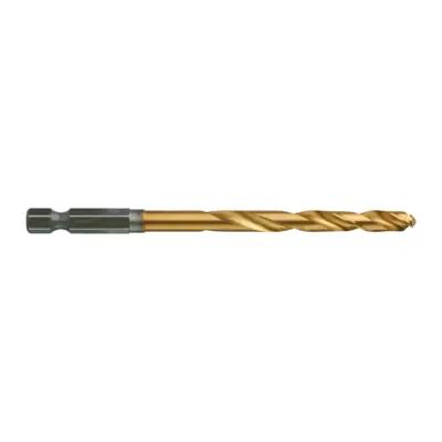 Foret métaux Shockwave HSS-G TiN Red Hex - Ø 6 x 105 mm - 10 pièces - MILWAUKEE - 4932478181