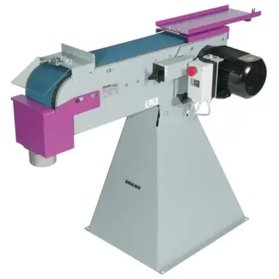 Ponceuse à bande SIDAMO BG1503 - 2200W TRI - Avec socle - 20105029 - SIDAMO SA