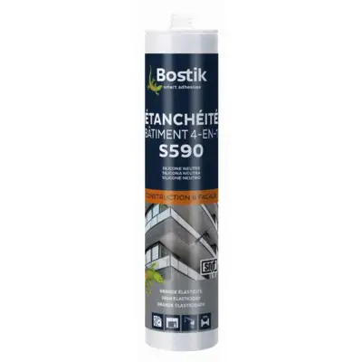 Mastic S590 Étanchéité bâtiment 4 en 1 BOSTIK Gris - 30615834 - BOSTIK SA