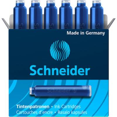 Cartouche d'encre Bleu royal effaçable Boîte 6 - SCHNEIDER
