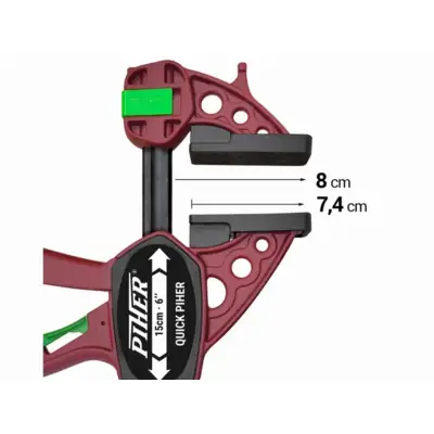 Serre-joint Extra Quick Reversible PIHER - 30 cm - 52630