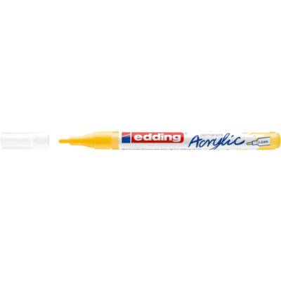 Marqueur Acrylique 5300 Jaune Trafic Pointe Fine 1-2 mm - EDDING