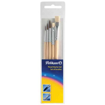 Set de 5 Pinceaux Assortis - PELIKAN
