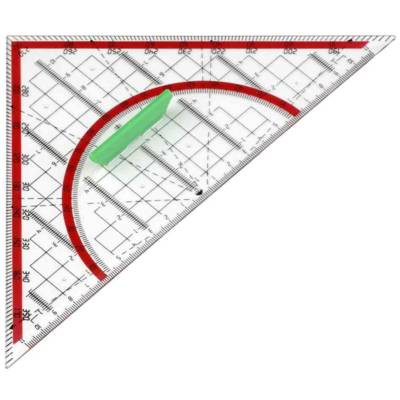 Equerre Rapporteur Base 24 cm Avec Poignée - WONDAY